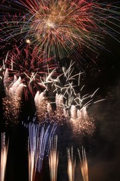 夜空に花開く大輪は必見