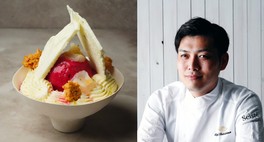 「セイスト」白桃とカカオパルプのパルフェ2420円(各日100個限り)