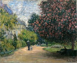 クロード・モネ「モンソー公園」1876年