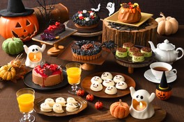 かわいらしいハロウィンスイーツが食べ放題