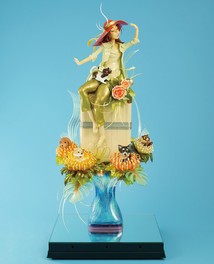 工芸菓子制製作 ケーキハウス ツマガリ工芸マイスター 岩佐康雄 作「ワン・トラベル」