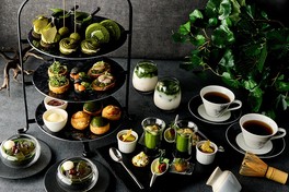 抹茶をテーマにしたボリュームたっぷりのアフタヌーンティー
