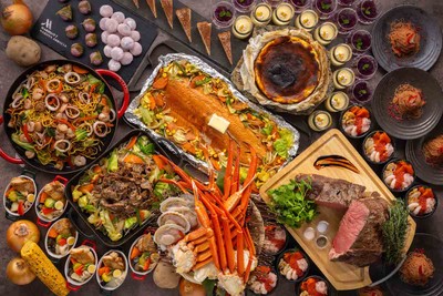 北海道のグルメが楽しめる(一部北海道産以外の食材も使用)