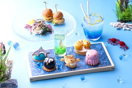 京都水族館の生き物をモチーフにしたメニューが味わえる
