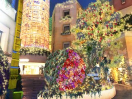 イタリアの街並みを包み込む"FRAGRANCE FORESTS（香りの森)