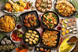 食べ放題と飲み放題がセットになった夏季限定ビアホールが開催