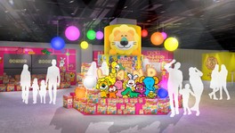 会場は「たべっ子どうぶつ」を作る製造工場をイメージ