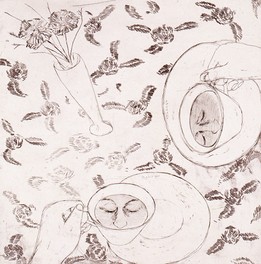 山本容子《Rakuyu 〈After Eyes〉》1983年