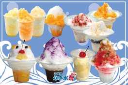 日本各地の有名かき氷店が出店し、名店の味を楽しむことができる