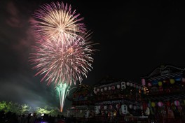 いちき串木野サマーフェスタのラストを飾る花火大会