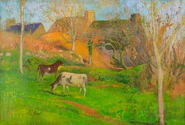 アンリ・モレ 『ポン＝タヴァンの風景』 1888年〜1889年　油彩・カンヴァス