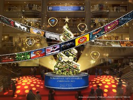 ワーナー・ブラザース歴代作品「IMAGINATION FILM TREE」が、サカタのタネ ガーデンスクエアに登場