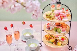 結婚式場のレストランでお花見気分を楽しめる