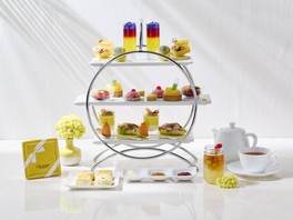L’OCCITANEの世界が表現された彩りと香りに満ちた華やかなアフタヌーンティー