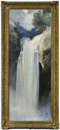 川村清雄《滝》1926年〜1934年ごろ