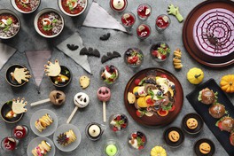 約30品のメニューが好きなだけ味わえる、ブッフェスタイルで提供