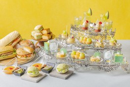 みずみずしいメロンを主役にしたアフタヌーンティー