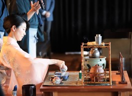 花月菴流の茶席体験ができる