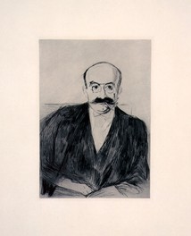 エドヴァルド・ムンク《アッシュ博士の肖像》1895年