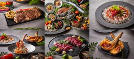 九州の新鮮な食材やご当地グルメを存分に味わうことができる