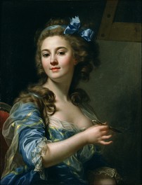 マリー＝ガブリエル・カペ 《自画像》 1783年ごろ、 油彩/カンヴァス