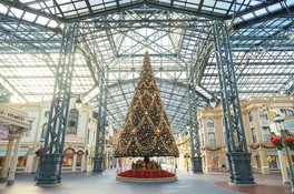 クリスマス仕様のデコレーション(東京ディズニーランド) ※写真はイメージ