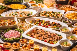 28種類のメニューが時間無制限で食べ飲み放題