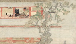 重要文化財「長谷雄草紙」(部分)、鎌倉～南北朝時代(13～14世紀)