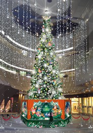 高さ約15mのきらめくツリーがクリスマスシーズンを盛り上げる※写真はイメージ