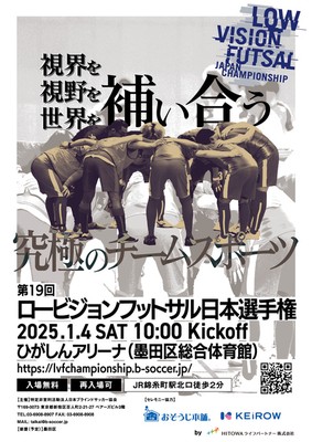 第19回 ロービジョンフットサル日本選手権