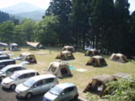 キャンプ場の他にも、ツリーハウスやガルルの城といった宿泊施設がある