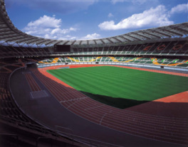 エコパスタジアムの愛称で親しまれている静岡県最大のスタジアムだ