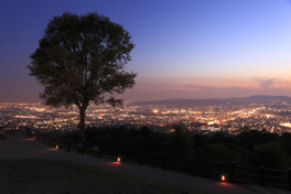 若草山 山頂展望台の夜景