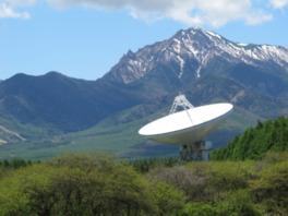 直径45mの電波望遠鏡が地球と宇宙を繋いでいく