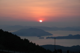 大平山山頂公園の初日の出