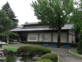 上田城の跡に博物館が建てられている