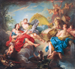 鮮やかな色使いに圧倒されるフランソワ・ブーシェの大作「アウロラとケファロス」(1745年頃)