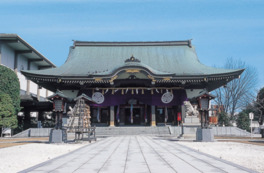 福井市中心部の景観を考えた本殿が平成4年に完成