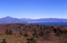日本で4番目の広さを誇る猪苗代湖を一望