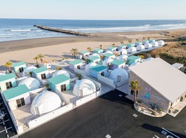 全22サイトがオーシャンビューの「Sugar Beach Oarai」