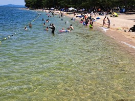 絶景が望める水泳場