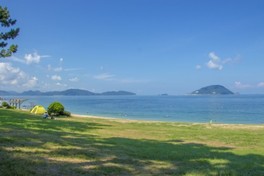 水質がとてもよく海の水が青く澄んでとてもきれい