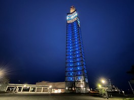 ライトアップによる夜景もロマンチックでおすすめだ