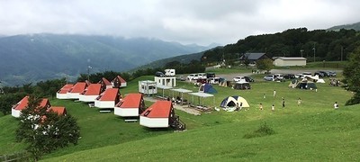 緑あふれるキャンプ場