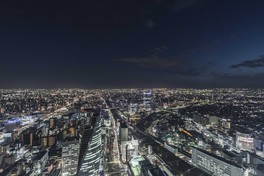 名古屋の街が一望できる幻想的な夜景が鑑賞できる