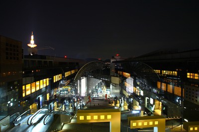 京都駅ビル 大空広場の夜景 京都府 の情報 ウォーカープラス