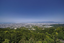 中央展望台からの眺めは圧巻