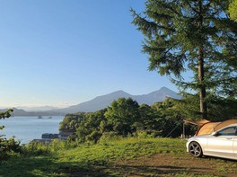 車の乗り入れが可能なためキャンピングカーやトレーラーでも利用できる