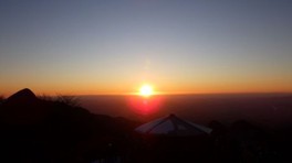榛名山頂からの初日の出は絶景