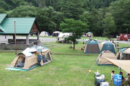 豊かな自然に囲まれているキャンプ場
